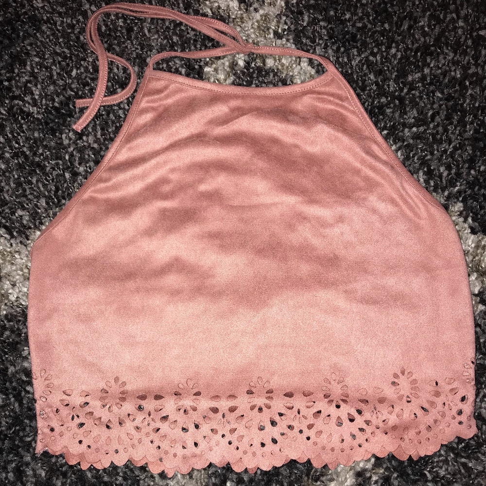 Rose Gold Crop Top